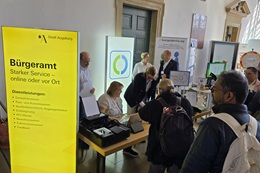 Vorschaufoto zu dem Artikel: Premiere in Augsburg: die Flotte PIN, ein "Turbolader" für die Digitalisierung in Kommunen mit Hebelwirkung für ganz Deutschland