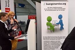 grosses Interesse am Stand von buergerervice.org (Bild: buergerservice.org).