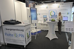 eID-Veranstaltungsstand von buergerservice.org. Foto: buergerservice.org e.V.