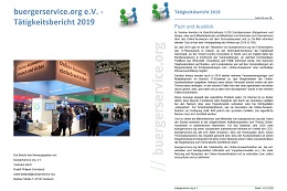 Vorschaufoto zu dem Artikel: buergerservice.org e.V. stellt Tätigkeitsbericht 2019 zur Mitgliederversammlung am 19. März 2020 vor